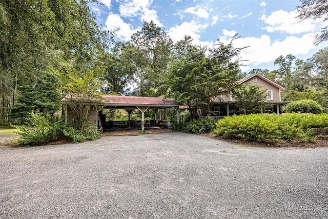 510 Bladen Rd, Brunswick, GA 31523 - view of parking / parking lot featuring driveway and a carport