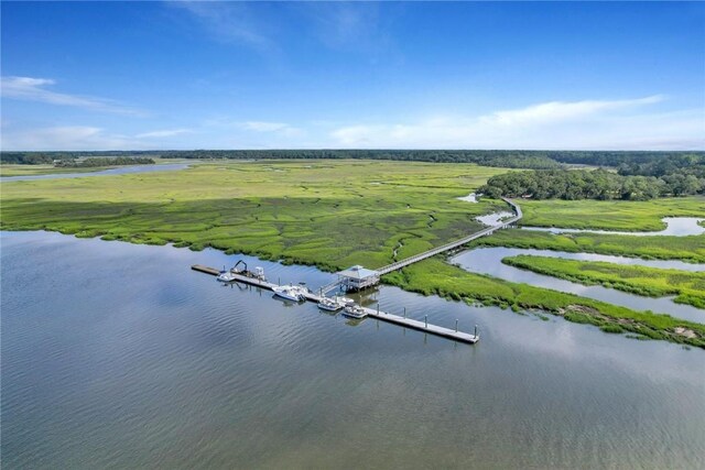 1068 Picnic Ln NE, Townsend, GA 31331 - aerial view featuring a water view