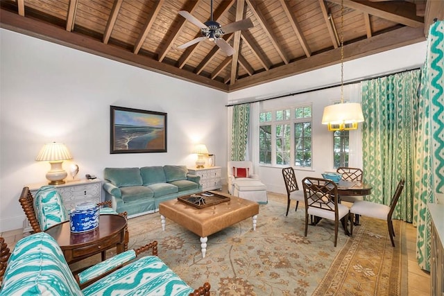 600 Beach Club Dr Unit 623/624, Sea Island, GA 31561 - living area featuring wood ceiling and ceiling fan