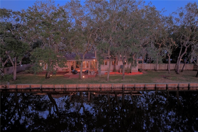 105 Driftwood Pl, Saint Simons Island, GA 31522 - back of house with a water view