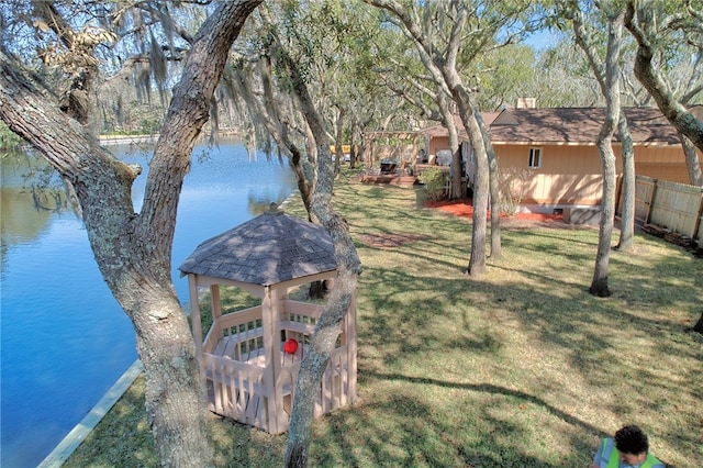 105 Driftwood Pl, Saint Simons Island, GA 31522 - view of yard featuring a water view