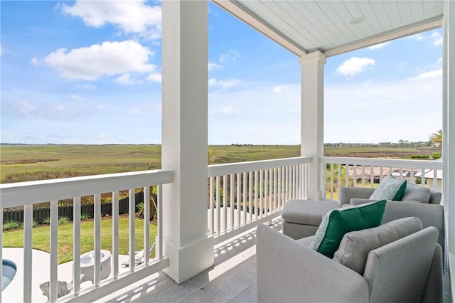 50 Frederica Oaks Ln, Saint Simons Island, GA 31522 - balcony with a rural view