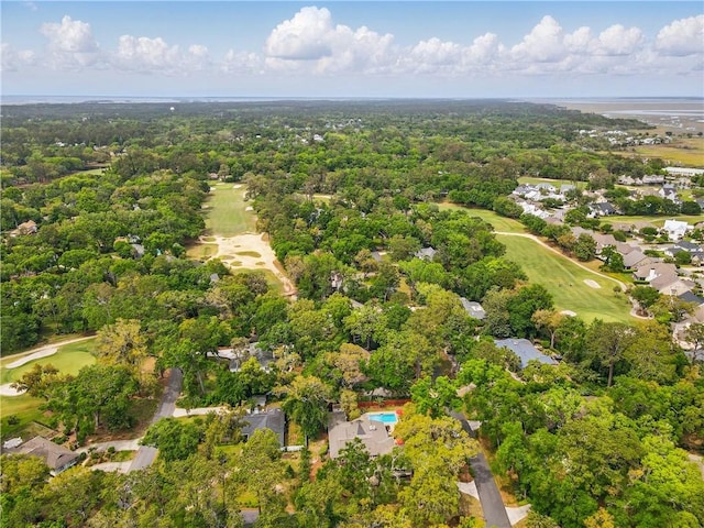 111 Palm Dr, Saint Simons Island, GA 31522 - aerial view of property's location featuring a golf club and nearby suburban area