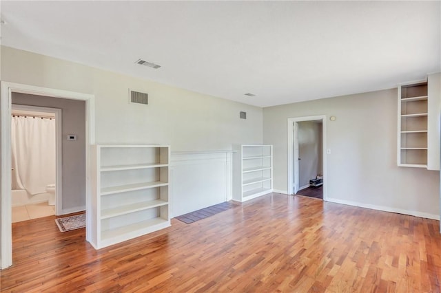 interior space featuring wood-type flooring