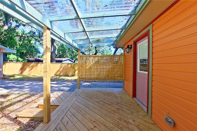 314 Norwich St, Brunswick, GA 31520 - wooden terrace with a pergola