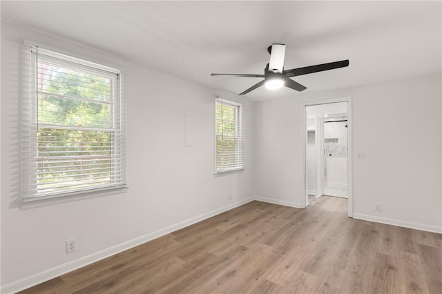 315 Pine St, Saint Simons Island, GA 31522 - spare room with light wood-style floors and ceiling fan
