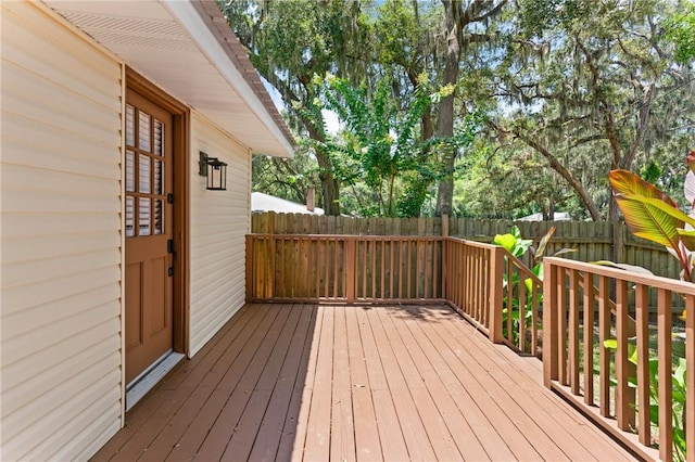315 Pine St, Saint Simons Island, GA 31522 - deck with a fenced backyard
