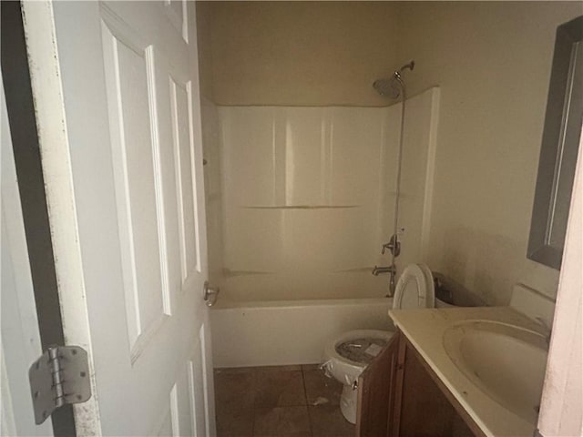 2657 Horseshoe Cv, Waverly, GA 31565 - full bath featuring vanity, bathing tub / shower combination, and tile patterned flooring