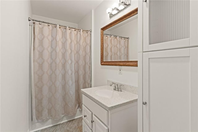 503 Wesley Oak Cir, Saint Simons Island, GA 31522 - full bathroom featuring vanity and tile patterned flooring
