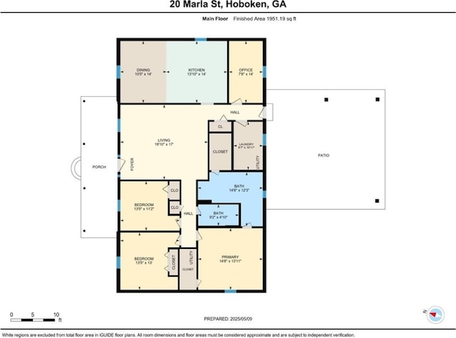 20 Marla St, Hoboken, GA 31542 - home floor plan