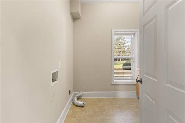 laundry room featuring hookup for a washing machine