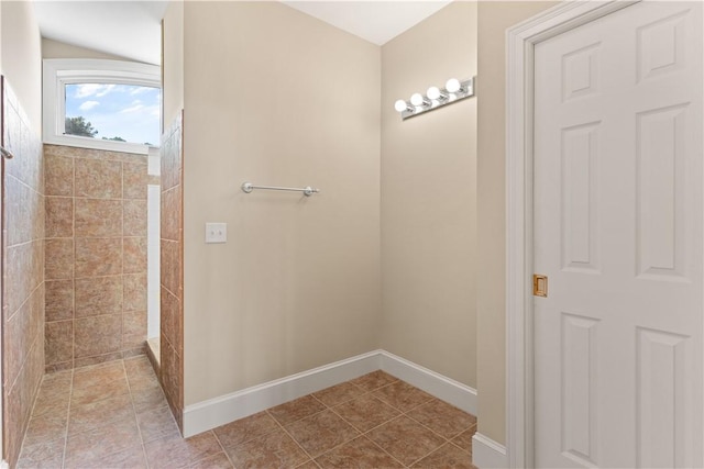 bathroom with walk in shower