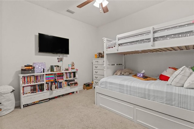 156 Allie Loop, Brunswick, GA 31525 - bedroom featuring carpet flooring and a ceiling fan