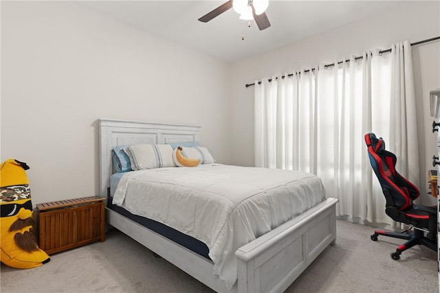 156 Allie Loop, Brunswick, GA 31525 - carpeted bedroom featuring a ceiling fan