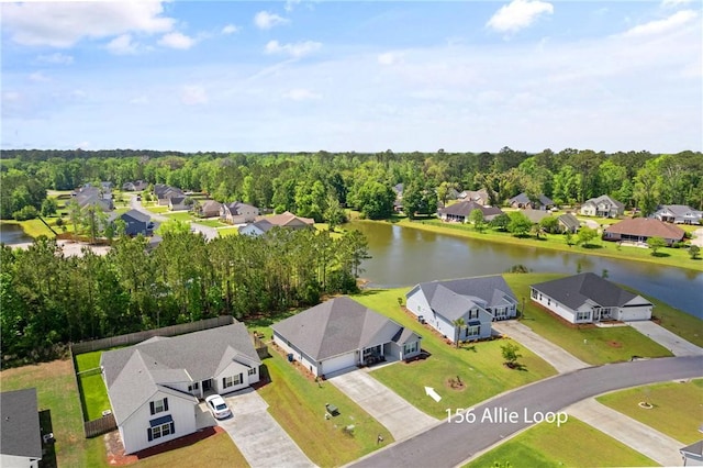 156 Allie Loop, Brunswick, GA 31525 - aerial view of residential area with a large body of water