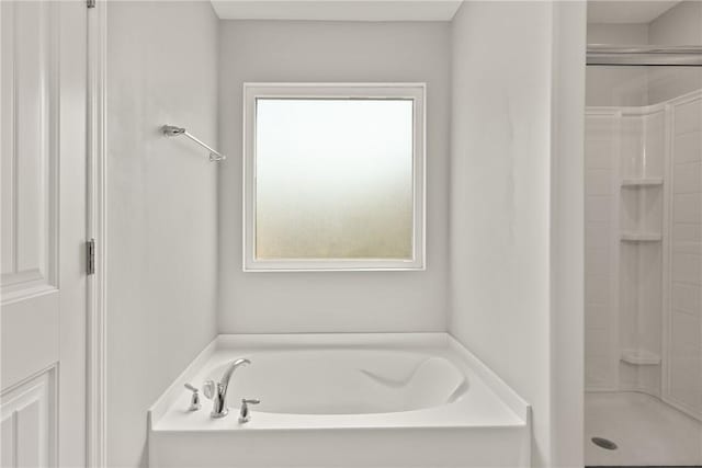 107 Heatherly Way, Brunswick, GA 31523 - full bathroom featuring a garden tub and a shower stall
