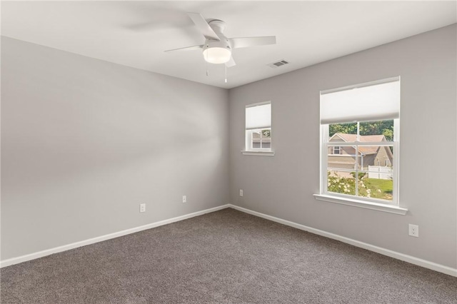 107 Heatherly Way, Brunswick, GA 31523 - carpeted spare room featuring baseboards and a ceiling fan