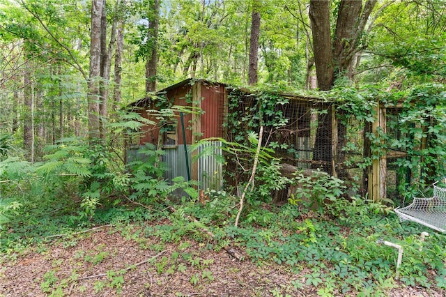 4936 US Highway 17 N, Brunswick, GA 31525 - view of outbuilding with a wooded view