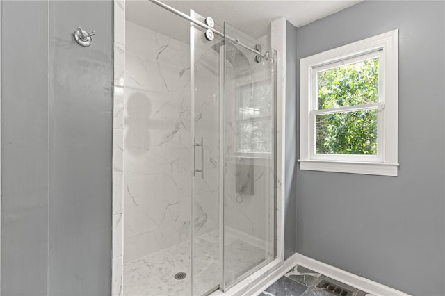 4936 US Highway 17 N, Brunswick, GA 31525 - full bathroom featuring marble finish flooring and a marble finish shower