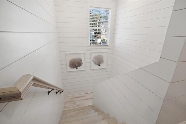 bathroom featuring wood-type flooring