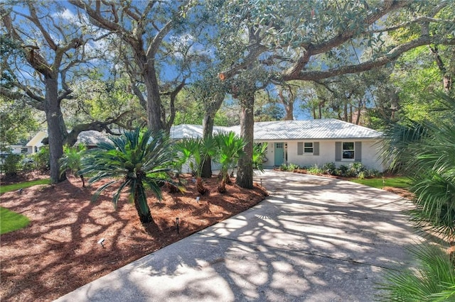 view of ranch-style home