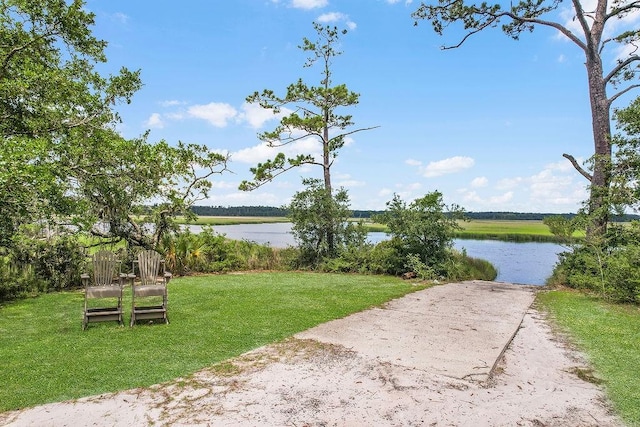 1020 NE Pine Point Ln, Townsend, GA 31331 - view of property's community featuring a water view and a yard