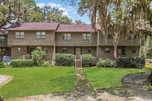 1020 NE Pine Point Ln, Townsend, GA 31331 - view of property featuring a front yard