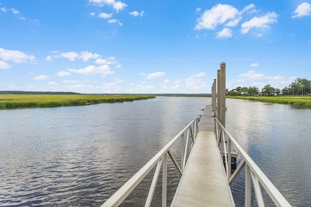 1020 NE Pine Point Ln, Townsend, GA 31331 - dock area featuring a water view