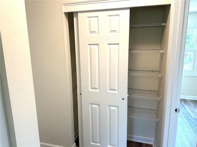 view of closet