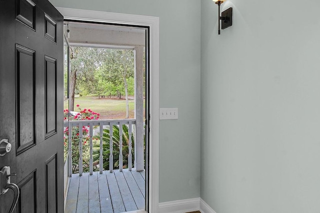 1079 Mayflower Rd NE Unit B, Townsend, GA 31331 - doorway featuring baseboards