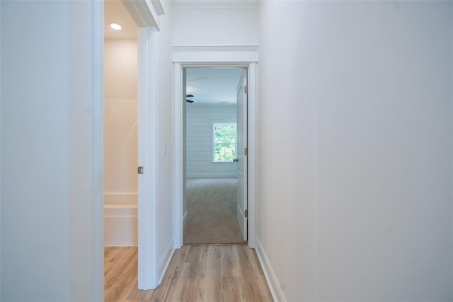 860 Kaitlyn Ave, Odum, GA 31555 - corridor featuring light wood-type flooring