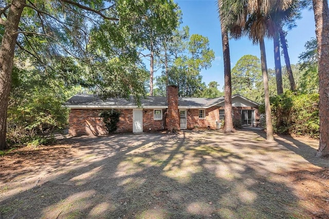 view of ranch-style home