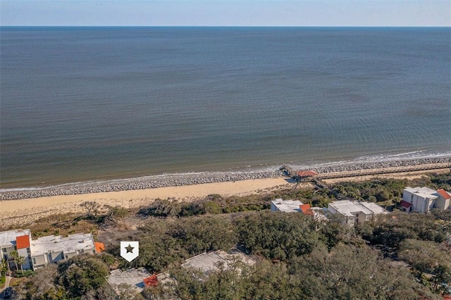 1175 N Beachview Dr Unit 279, Jekyll Island, GA 31527 - aerial view of property's location with unending shoreline