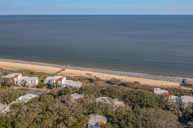 1175 N Beachview Dr Unit 279, Jekyll Island, GA 31527 - aerial overview of property's location featuring waterfront with a beach