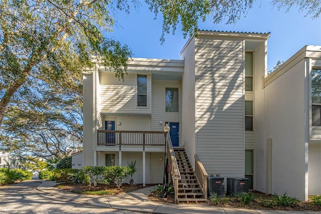1175 N Beachview Dr Unit 279, Jekyll Island, GA 31527 - back of property featuring stairway and central AC unit