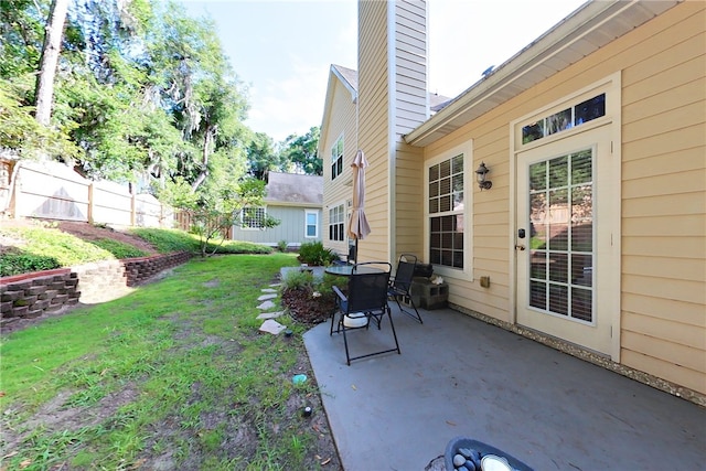 163 N Cottages Dr, Saint Simons Island, GA 31522 - view of yard featuring a patio area