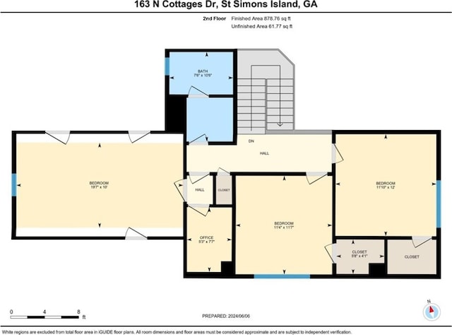 163 N Cottages Dr, Saint Simons Island, GA 31522 - view of floor plan / room layout