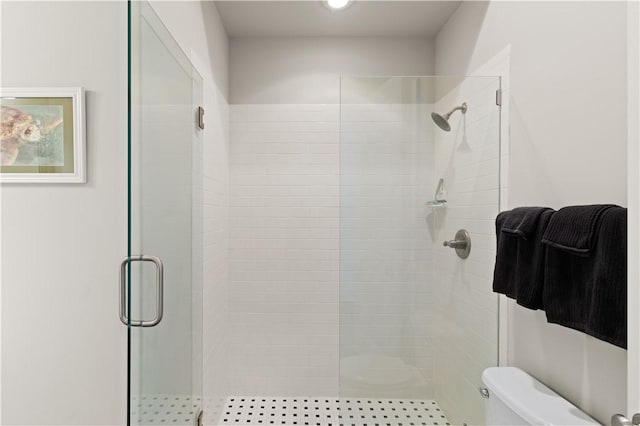 1073 Demere Rd, Saint Simons Island, GA 31522 - bathroom with a shower stall and toilet