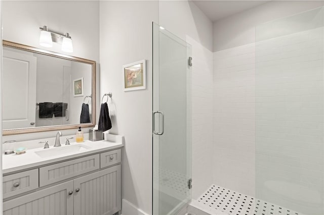 1073 Demere Rd, Saint Simons Island, GA 31522 - full bath featuring a shower stall and vanity