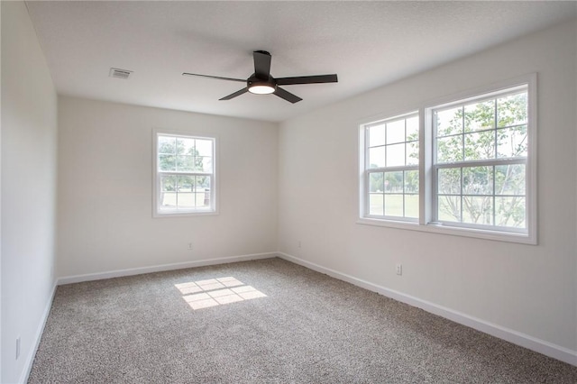 3 Dixon Ln, Blackshear, GA 31516 - carpeted spare room featuring ceiling fan and baseboards