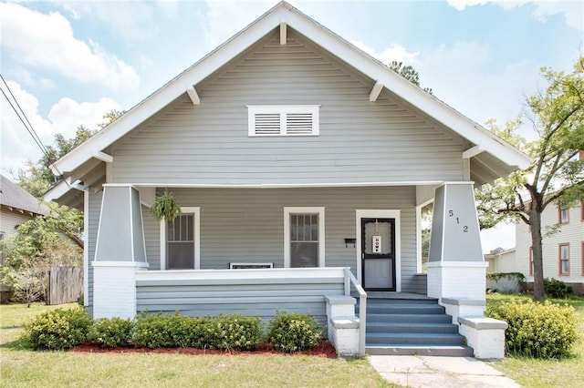 bungalow with a porch