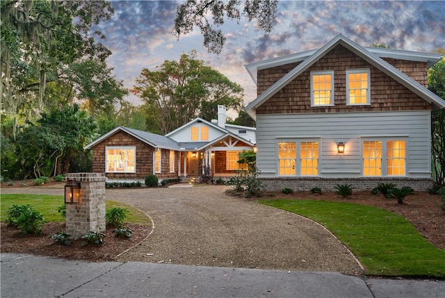 view of front of property