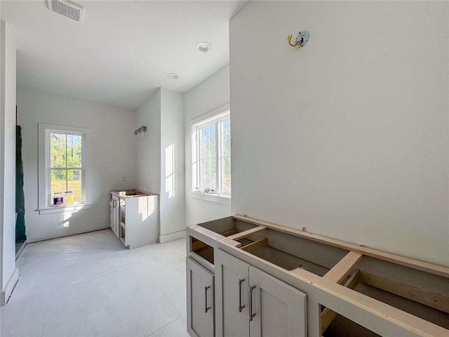 1047 Tranquility Pl NE, Townsend, GA 31331 - kitchen featuring plenty of natural light and white cabinetry