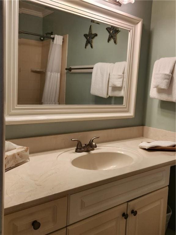 1175 N Beachview Dr Unit 286, Jekyll Island, GA 31527 - bathroom with vanity and walk in shower
