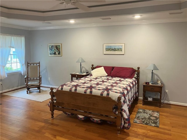 7 Hyde Ave, Jekyll Island, GA 31527 - bedroom with ornamental molding, wood finished floors, baseboards, and recessed lighting