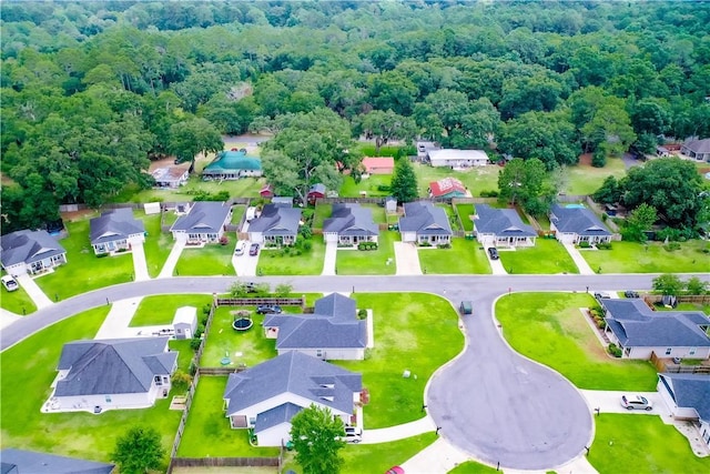288 Bridgewater Ln, Darien, GA 31305 - aerial perspective of suburban area featuring a heavily wooded area