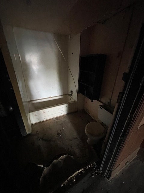 bathroom with toilet