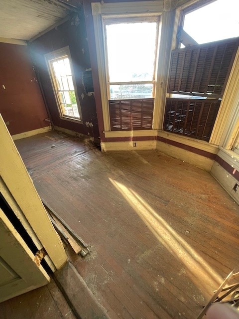 view of attic