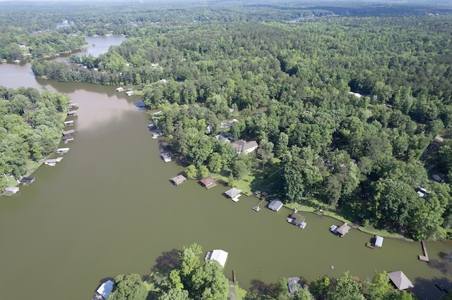 128A Montego Bay Rd, Milledgeville, GA 31061 - aerial view of property's location featuring a heavily wooded area and a large body of water