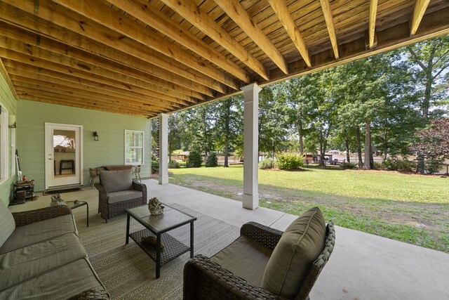 128A Montego Bay Rd, Milledgeville, GA 31061 - view of patio with an outdoor hangout area
